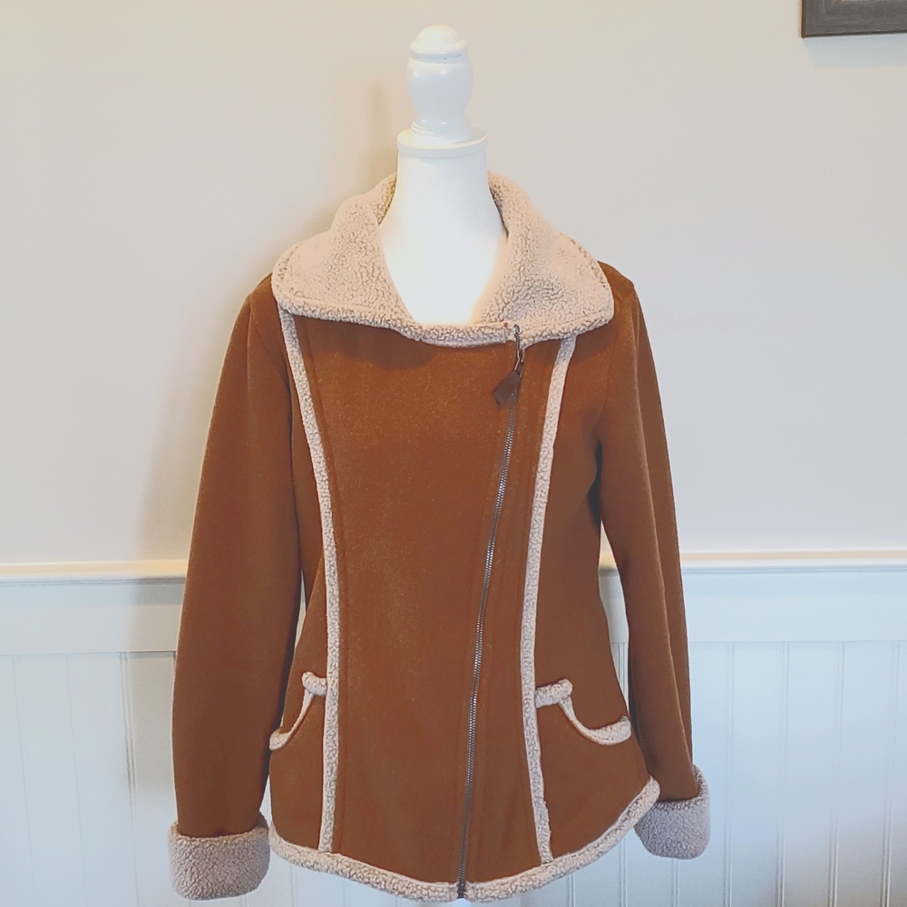 Faux sherpa coat by Patagonia